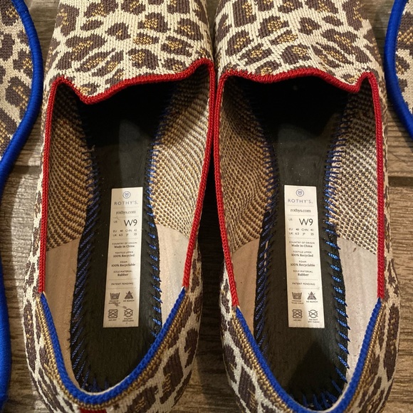 Rothy’s Mocha Spot Loafers Shoes Sz 9 - Picture 7 of 8